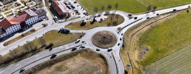 Kreisverkehr Piding Kreisverkehr Piding